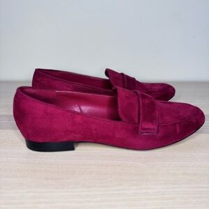 Aldo Red Suede Loafers